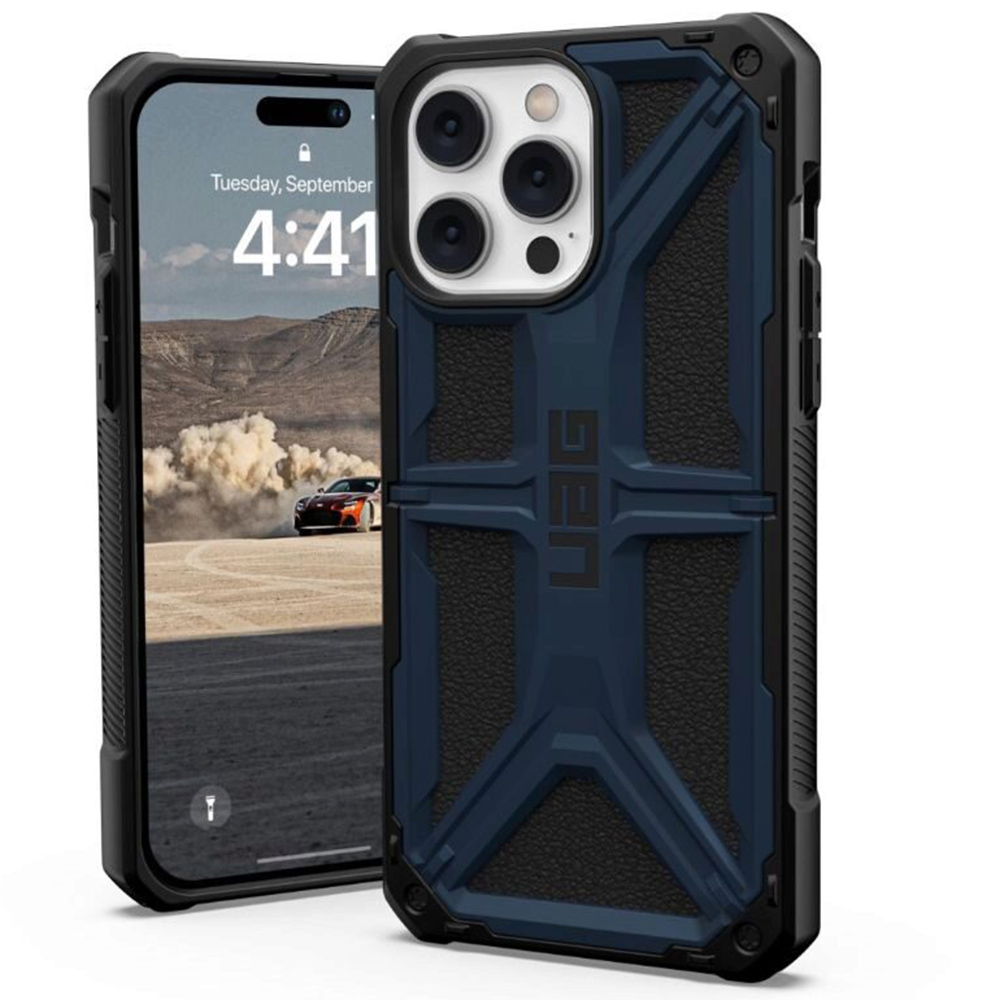 UAG Monarch - extrémne odolný kryt na iPhone 14 Pro Max - Mallard (modrozelená) KF2342928