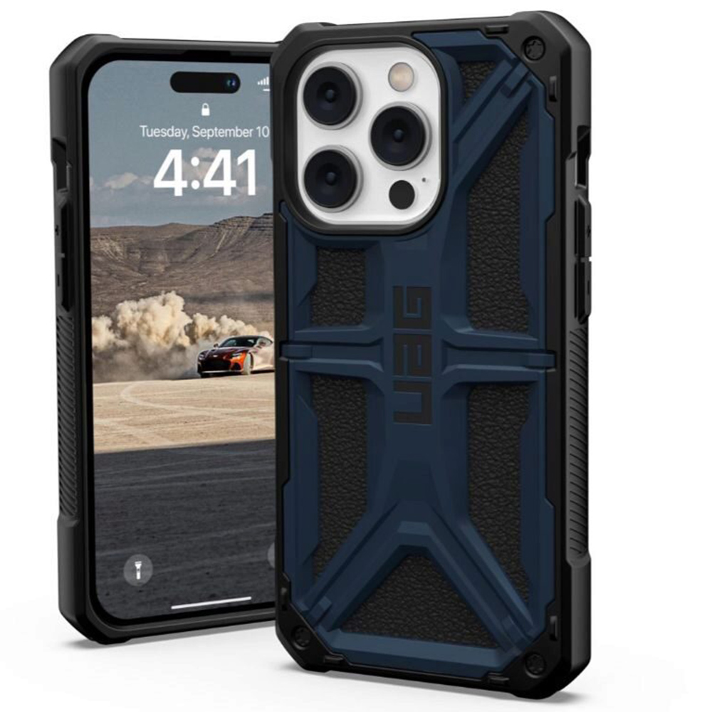 UAG Monarch - extrémne odolný kryt na iPhone 14 Pro - Mallard (modrozelená) KF2342932