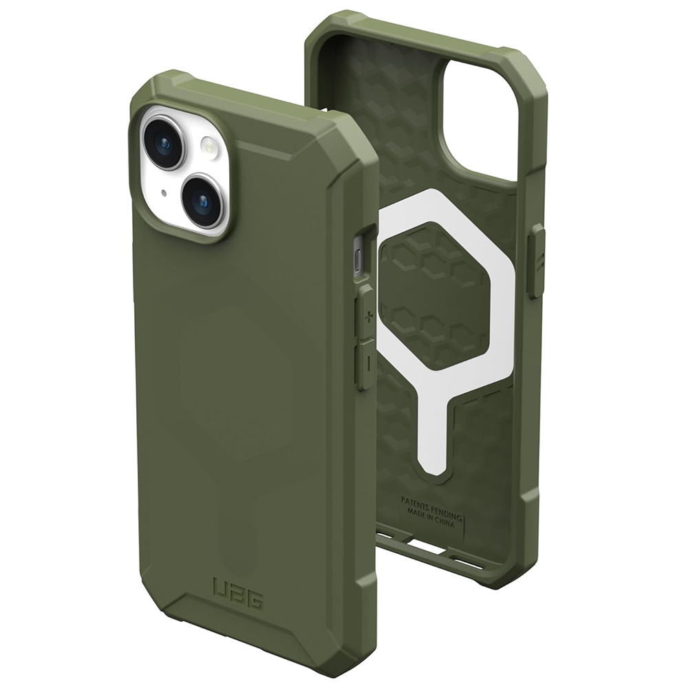UAG Essential Armor MagSafe puzdro na iPhone 15 - Olivová zelená KF2342978
