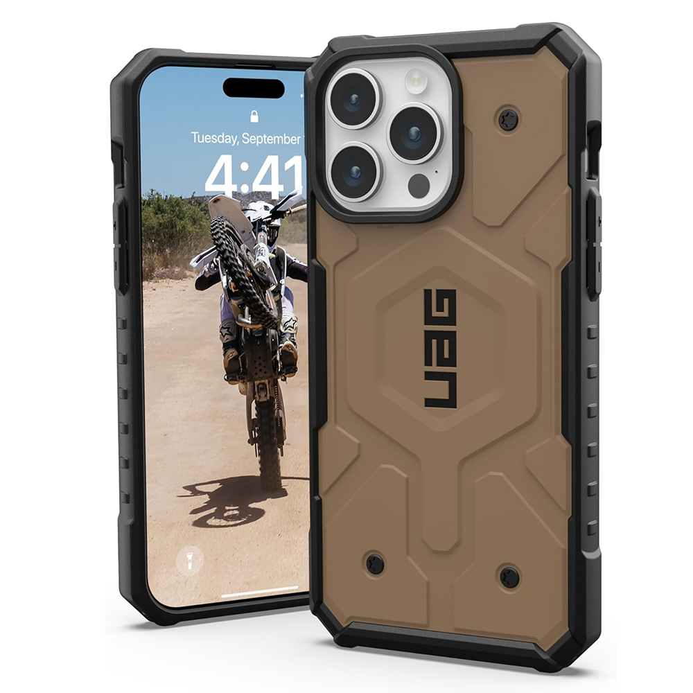 UAG Pathfinder MagSafe - extrémne odolný kryt na iPhone 15 Pro - Tmavá zem KF2343094