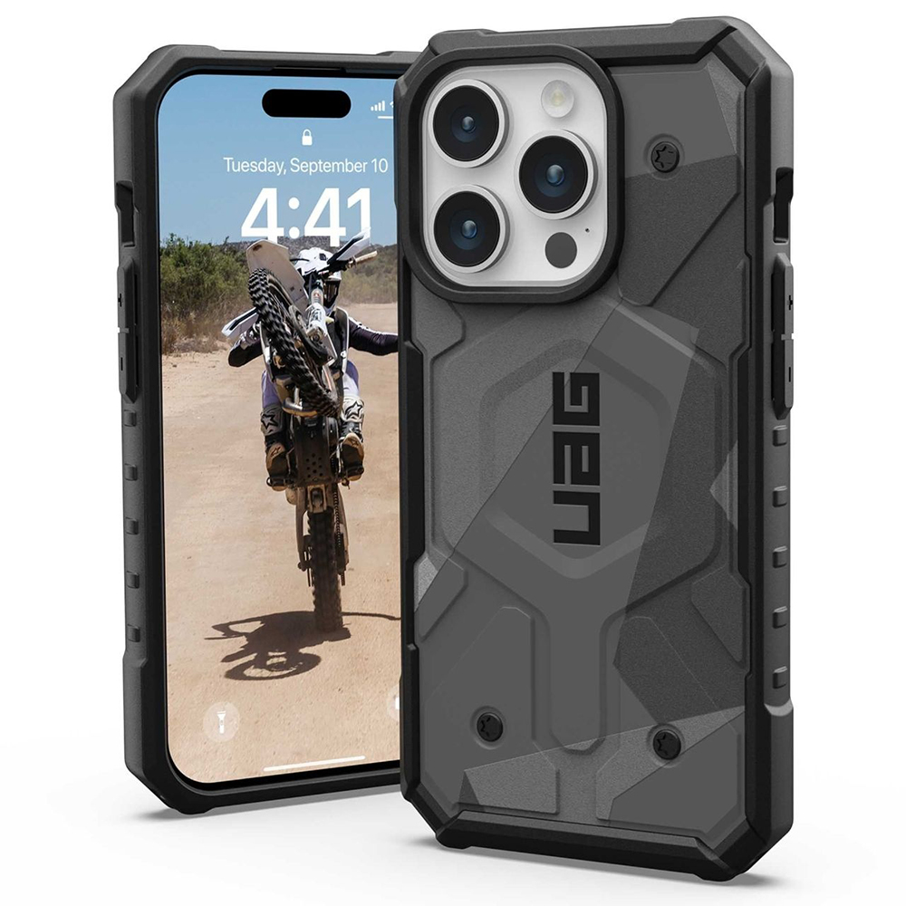 UAG Pathfinder SE - extrémne odolný kryt na iPhone 15 Pro - Geo maskáč KF2343152