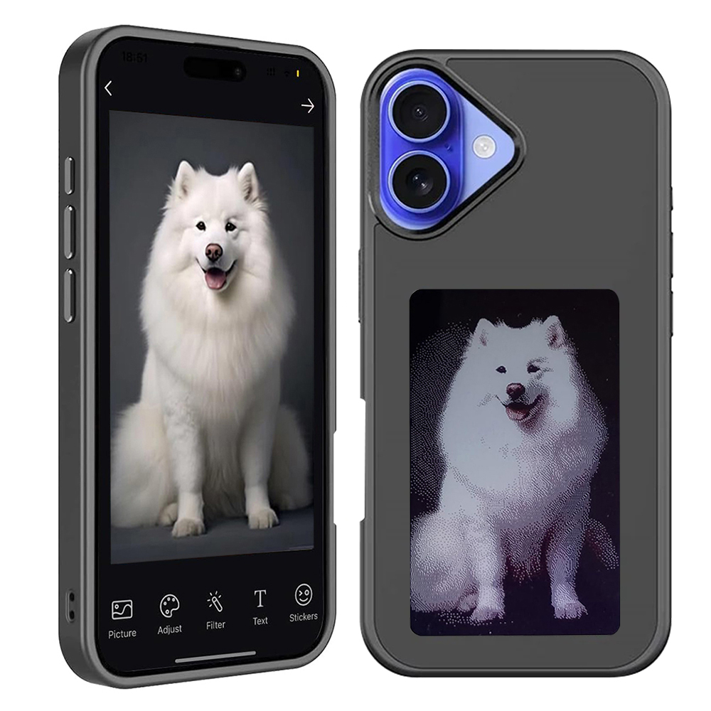 Techsuit SmartScreen NFC puzdro na iPhone 16 - Čierna KF2342787