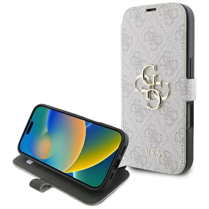 Guess knižkové puzdro Book 4G na iPhone 16 Pro Max (GUBKP16X4GMGPI) - ružové KF2339687