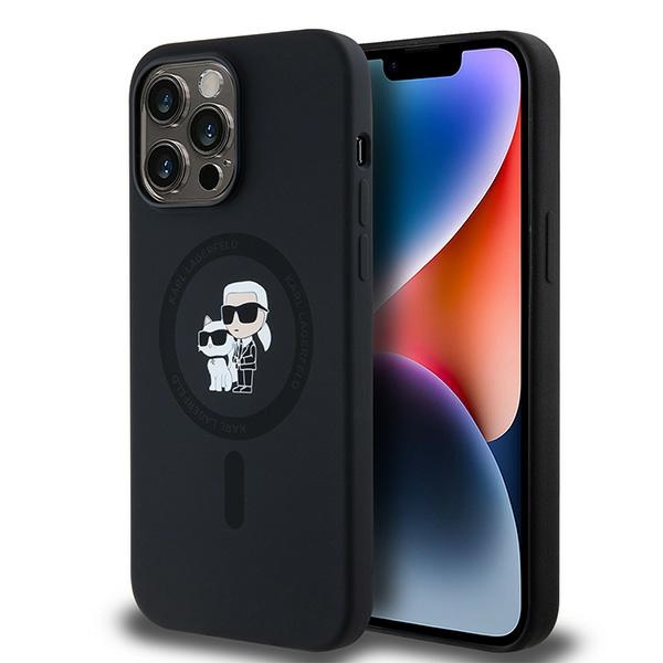 Karl Lagerfeld silikónový kryt s MagSafe na iPhone 14 Pro Max (KLHMP14XSCMKCRHK) - Karl&Choupette KF2340717