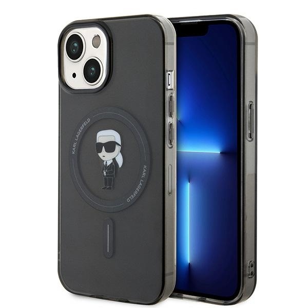 Karl Lagerfeld IML MagSafe kryt na iPhone 15 (KLHMP15SHFCKNOK) - Ikonik KF2340758