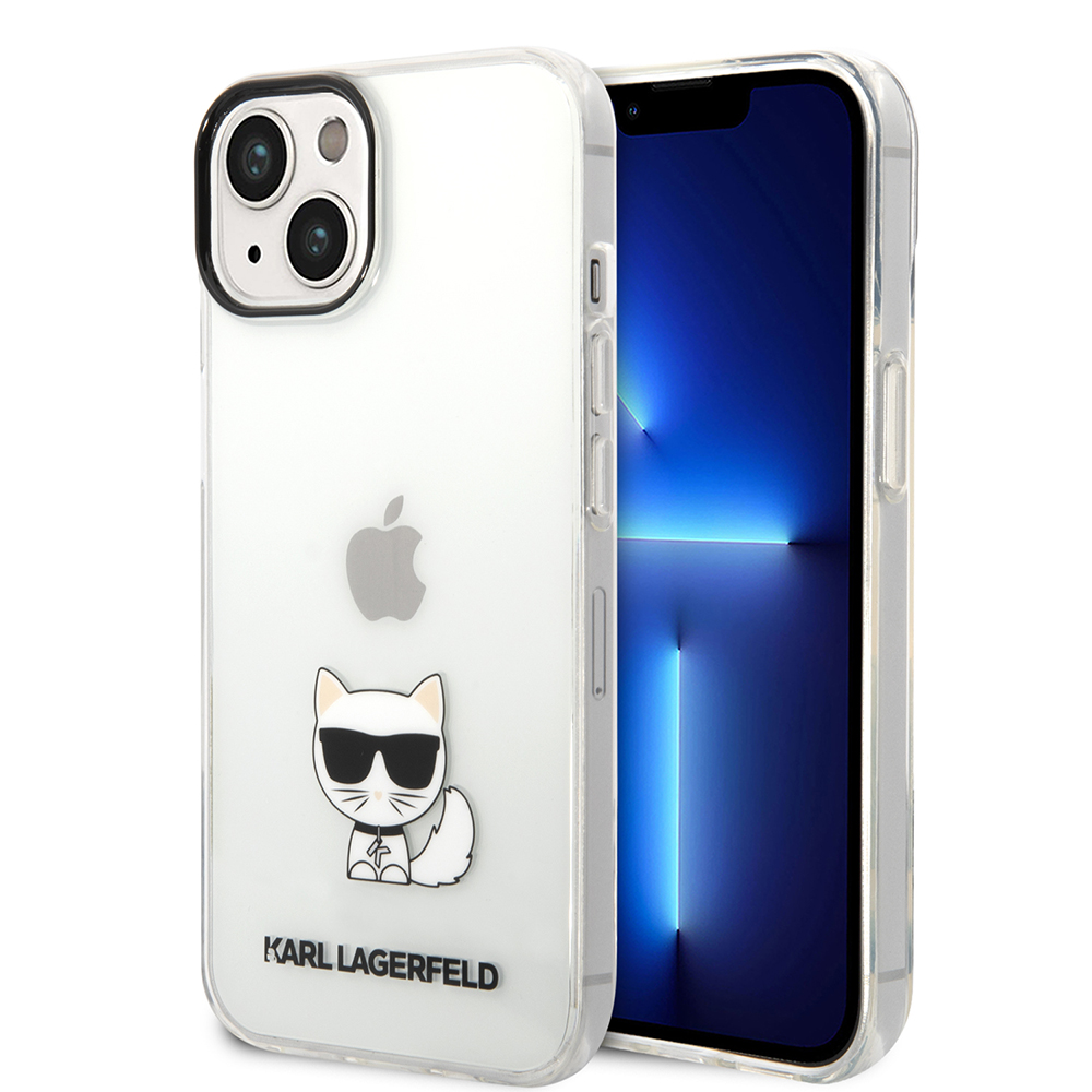 Karl Lagerfeld pevný kryt (KLHCP14MCTTR) na iPhone 14 Plus - Choupette Body KF2340539