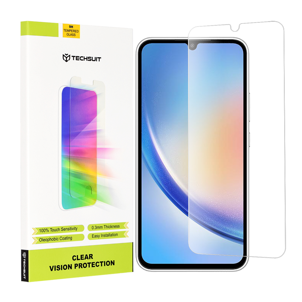 Techsuit Clear Vision Glass Ochranné tvrdené sklo na Samsung Galaxy A34 5G – Priehľadné KF2312403