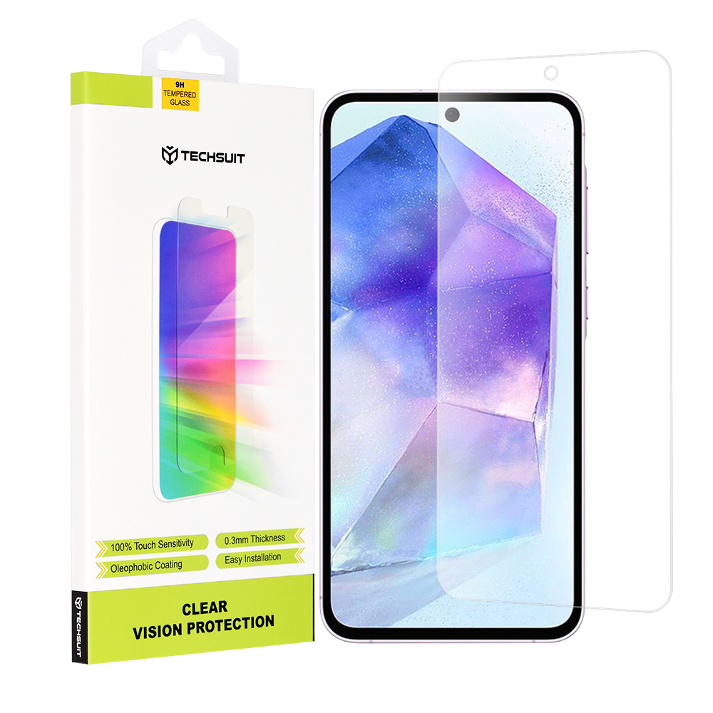 Techsuit Clear Vision Glass Ochranné tvrdené sklo na Samsung Galaxy A35 5G / A55 5G / M35 – Priehľadné KF2317760