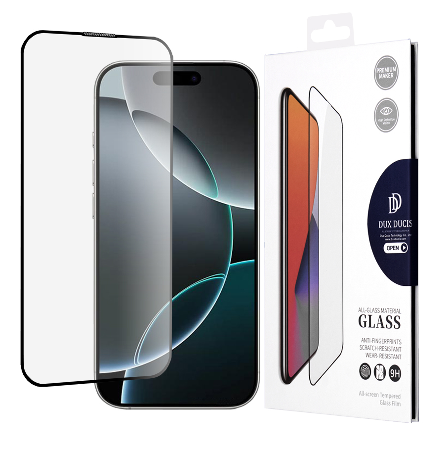 Dux Ducis Tempered Glass – tvrdené sklo na iPhone 16 Pro – čierny rámik KF2335364