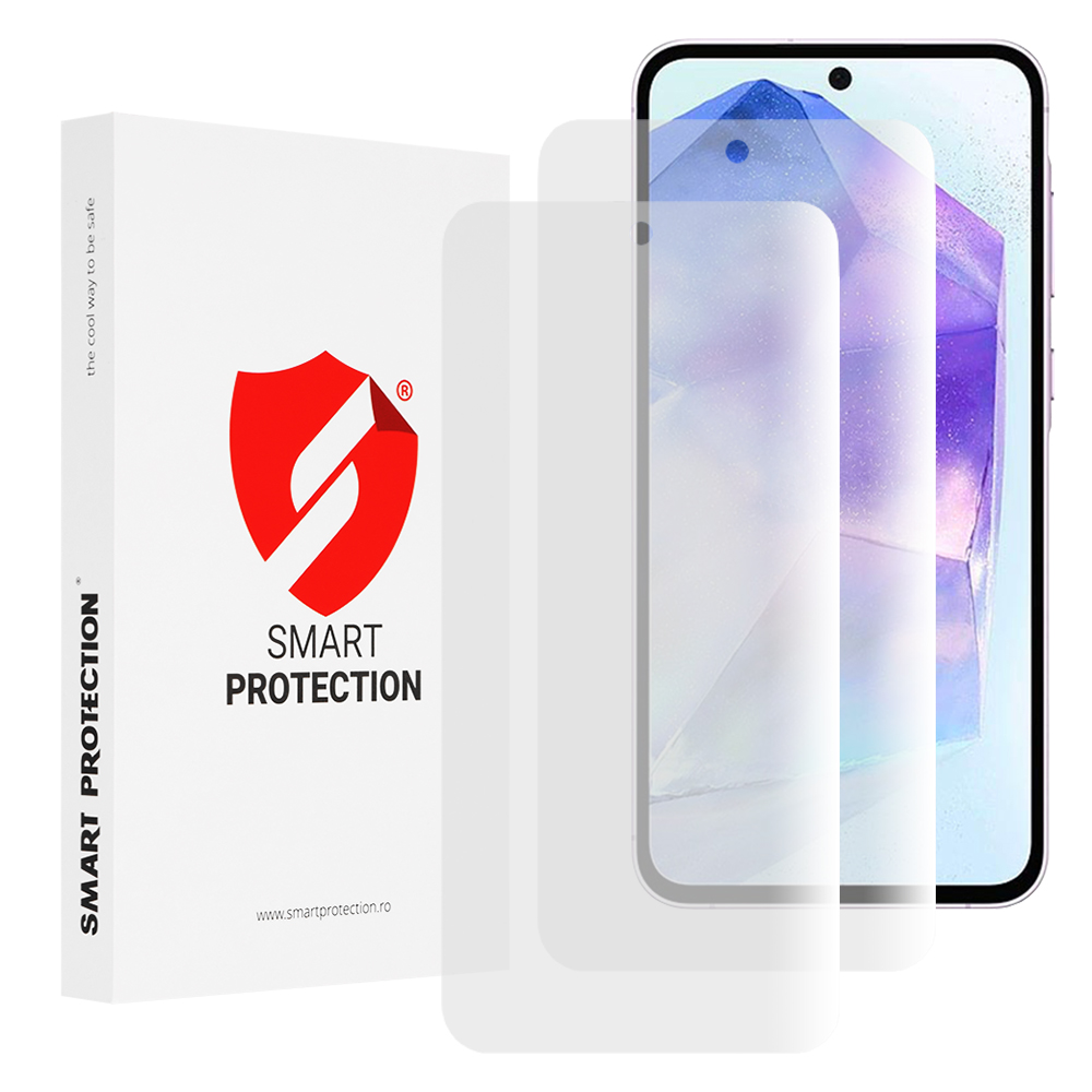 Smart Protection Premium Classic (2-pack) – Ochranná fólia na Samsung Galaxy A55 5G – Číra KF2335607