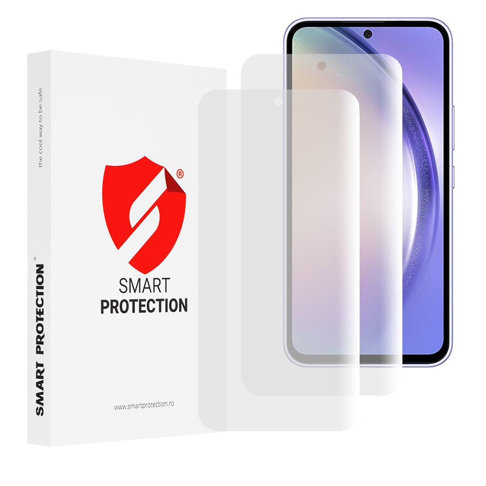Smart Protection Premium Classic (2-pack) – Ochranná fólia na Samsung Galaxy A54 – Číra KF2336057