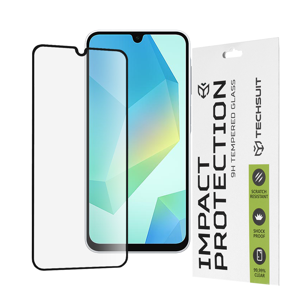 Techsuit 111D Full Cover / Full Glue Glass Ochranné tvrdené sklo na Samsung Galaxy A16 4G / A16 5G – Čierne KF2336580