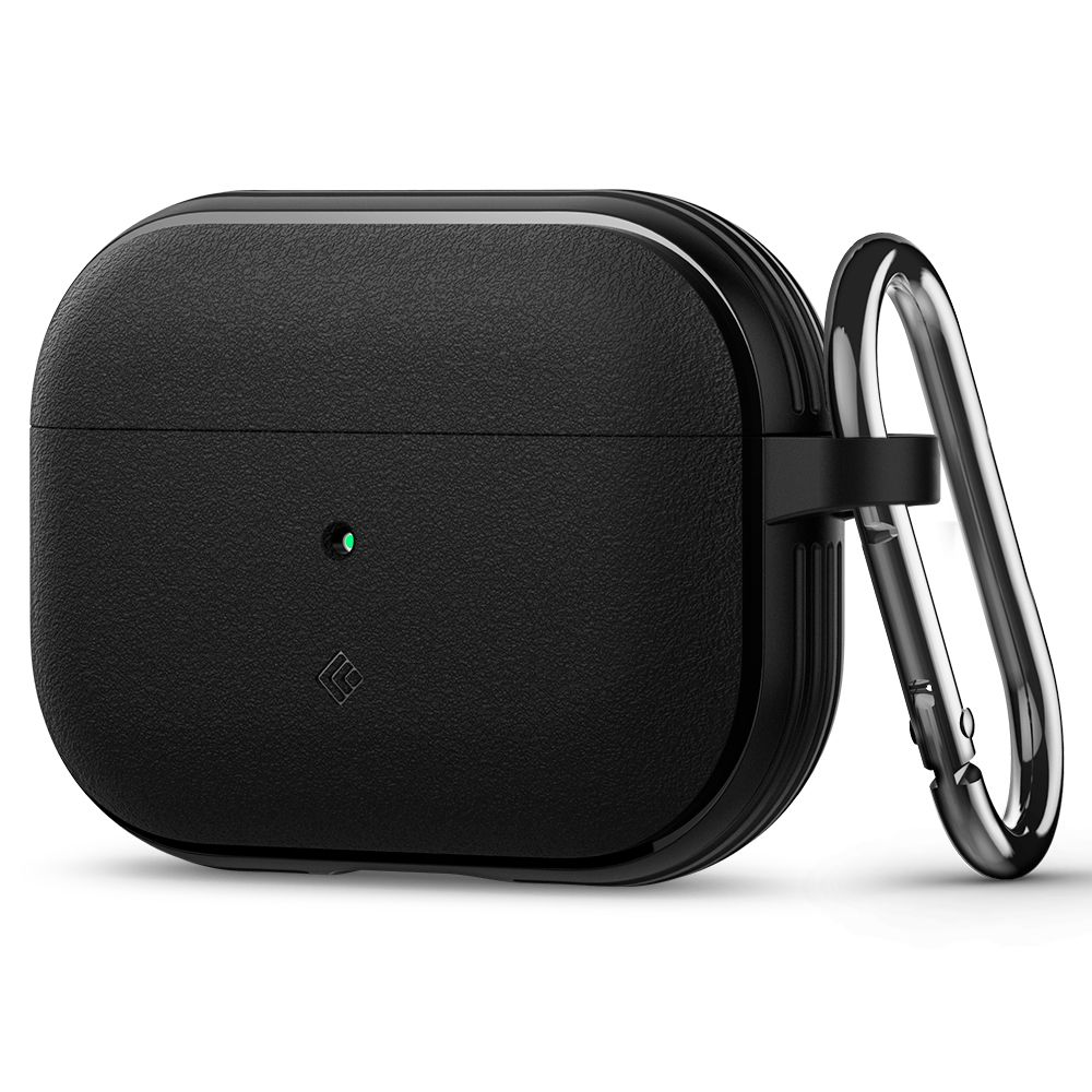 Spigen Protection Case Caseology Vault Puzdro pre Apple AirPods Pro 1 / 2, Air Space Technológia, Hliníkový Držiak – Matná Čierna KF2338309