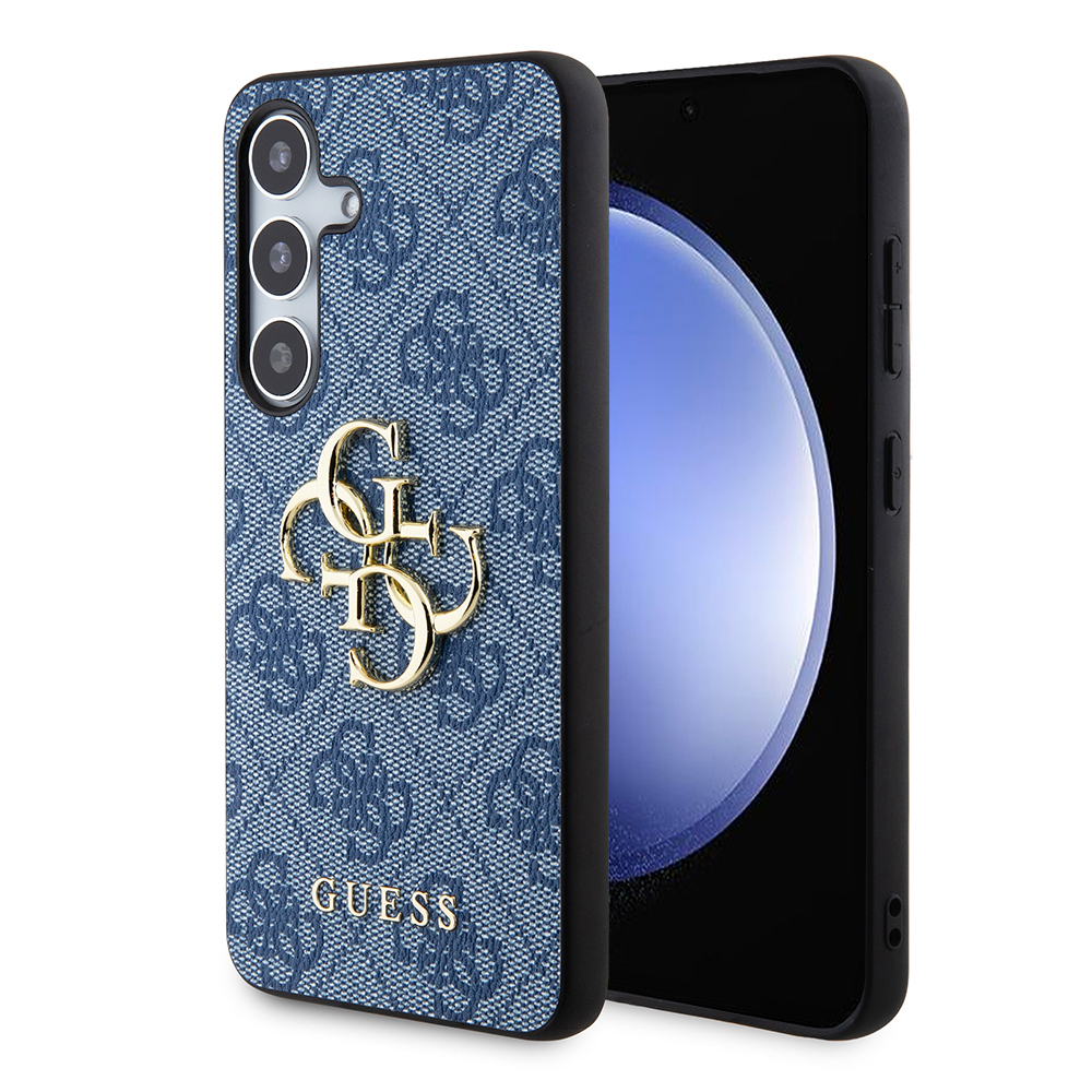 Guess Hardcase 4G Big Metal Logo (GUHCS24M4GMGBL) kryt na Samsung Galaxy S24 Plus – Modrý KF2339914