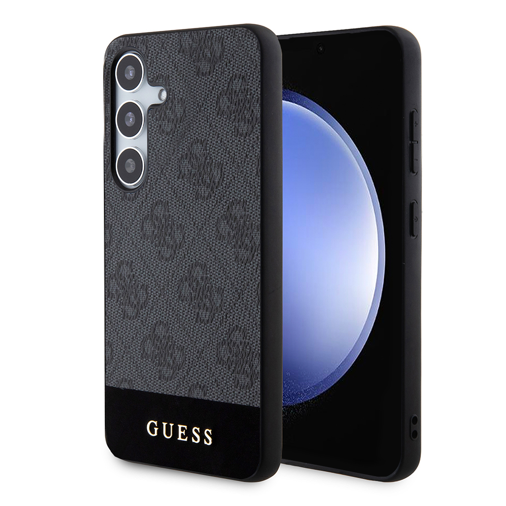 Guess Hardcase 4G Stripe Collection (GUHCS24SG4GLGR) kryt na Samsung Galaxy S24 – Čierny KF2340023