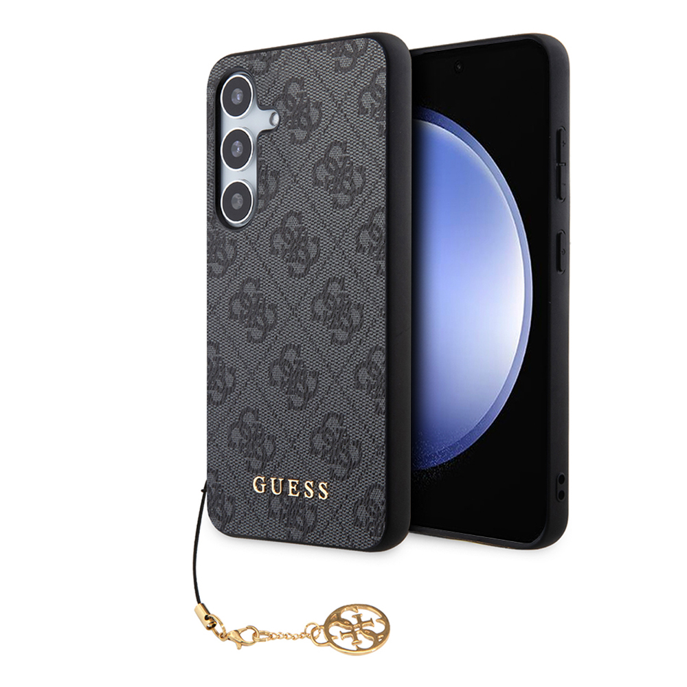 Guess Hardcase 4G Charms Collection (GUHCS24SGF4GGR) kryt na Samsung Galaxy S24 – Čierny KF2340054