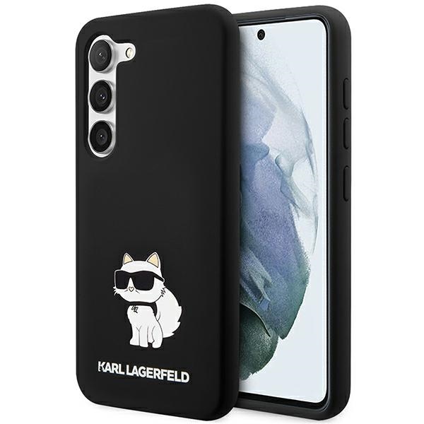 Karl Lagerfeld Silicone (KLHCS24MSNCHBCK) kryt na Samsung Galaxy S24 Plus – Choupette KF2339590