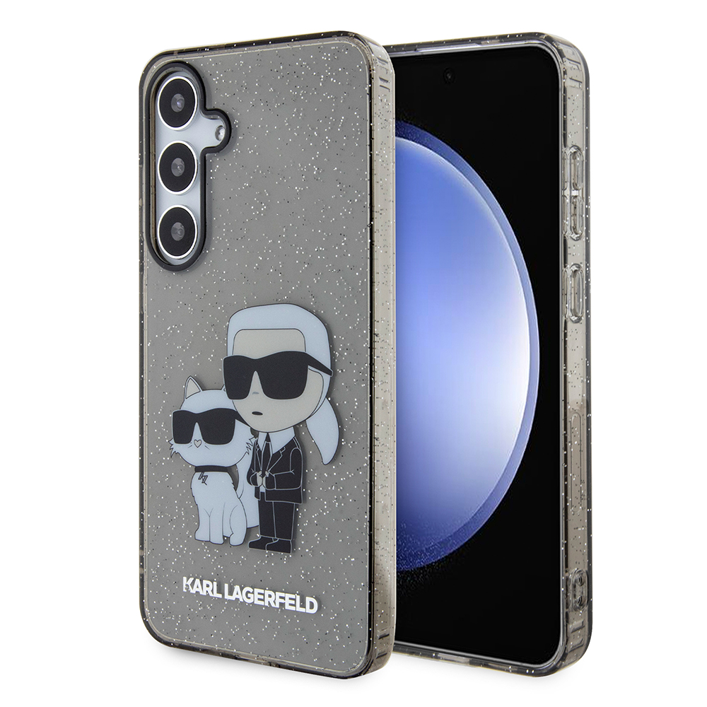 Karl Lagerfeld Hardcase Glitter (KLHCS24MHNKCTGK) kryt na Samsung Galaxy S24 Plus – Karl&Choupette KF2339860