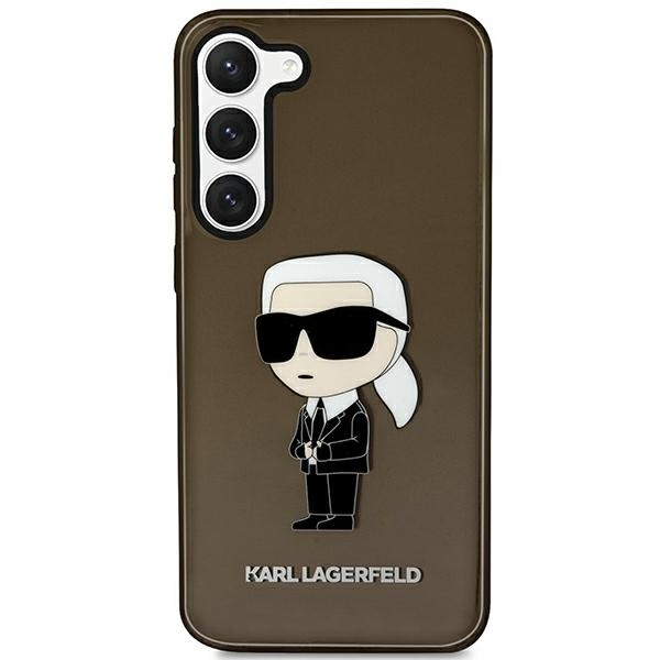 Karl Lagerfeld Hardcase (KLHCS23MHNIKTCK) kryt na Samsung Galaxy S23 Plus – Ikonik Karl Lagerfeld KF2340082