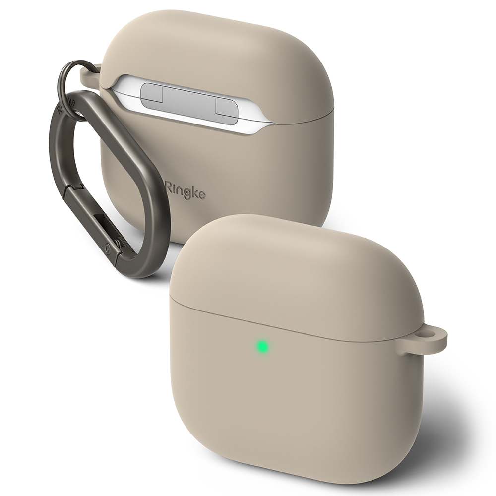 Ringke Silicone – Silikónové puzdro na Apple AirPods 4 – Kamenné KF2341092