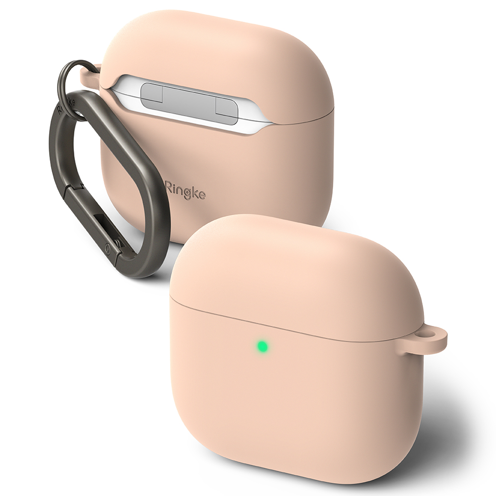 Ringke Silicone – Silikónové puzdro na Apple AirPods 4 – Ružové KF2341093