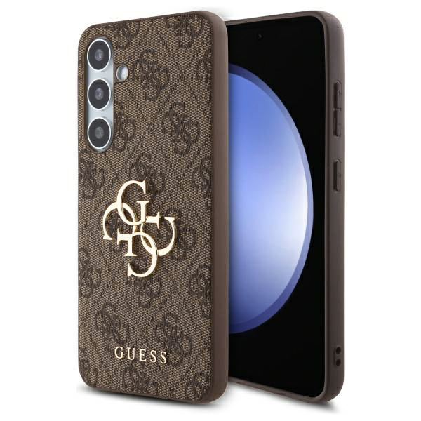 Guess Hardcase 4G Big Logo (GUHCS24FE4GMGBR) kryt na Samsung Galaxy S24 FE – Hnedý KF2342112