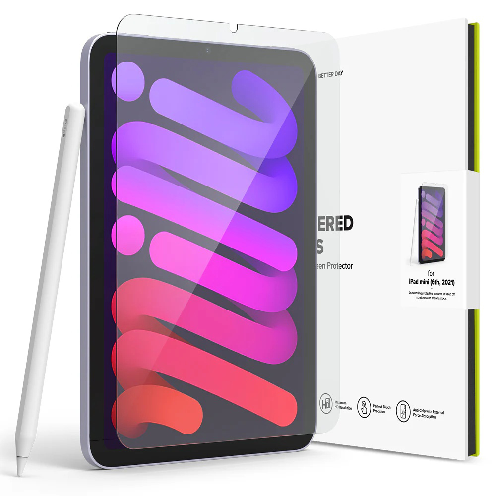 Ringke Tempered Glass Screen Protector – Ochranné tvrdené sklo na iPad mini 6 (2021) / iPad mini 7 (2024) – Číre KF2341618