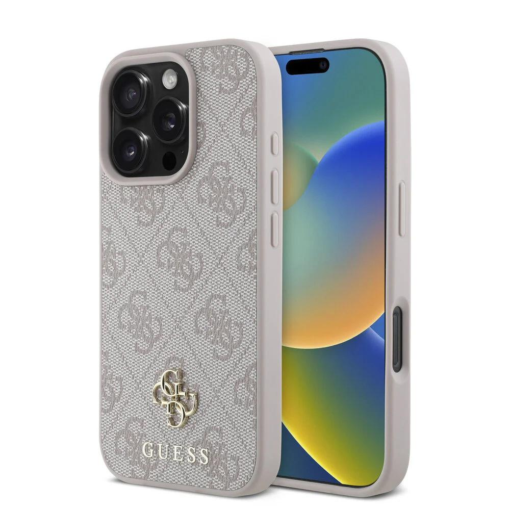 Guess Hardcase 4G Classic MagSafe (GUHMP16LP4SM4MP) kryt na iPhone 16 Pro – Ružový KF2344967