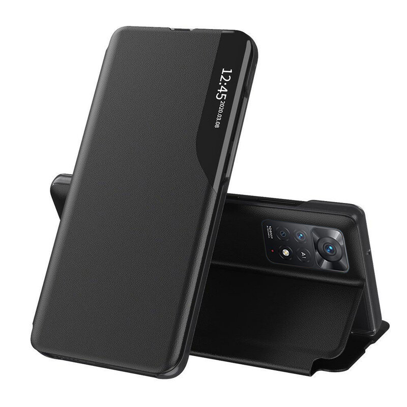 Techsuit eFold Series knižkový obal Xiaomi Redmi Note 11 Pro 4G / Note 11 Pro 5G / Note 12 Pro 4G - Čierny KF2310701