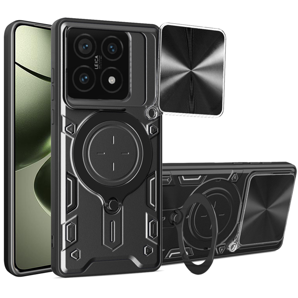 Techsuit CamGuard Pro ochranný obal pre Xiaomi 14T - Čierny KF2338720