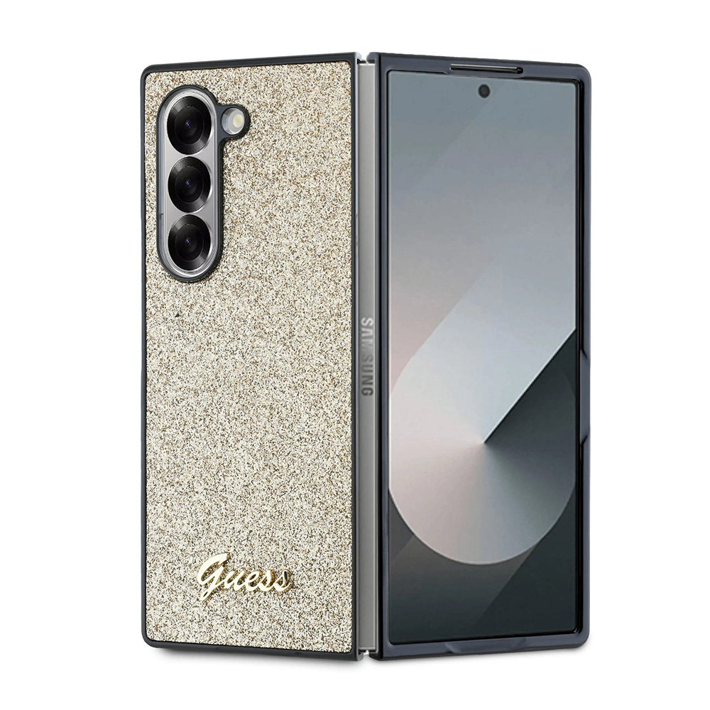 Guess Glitter Script (GUHCZFD6HGGSHD) ochranný obal - Samsung Galaxy Z Fold6 - Zlatý KF2339984