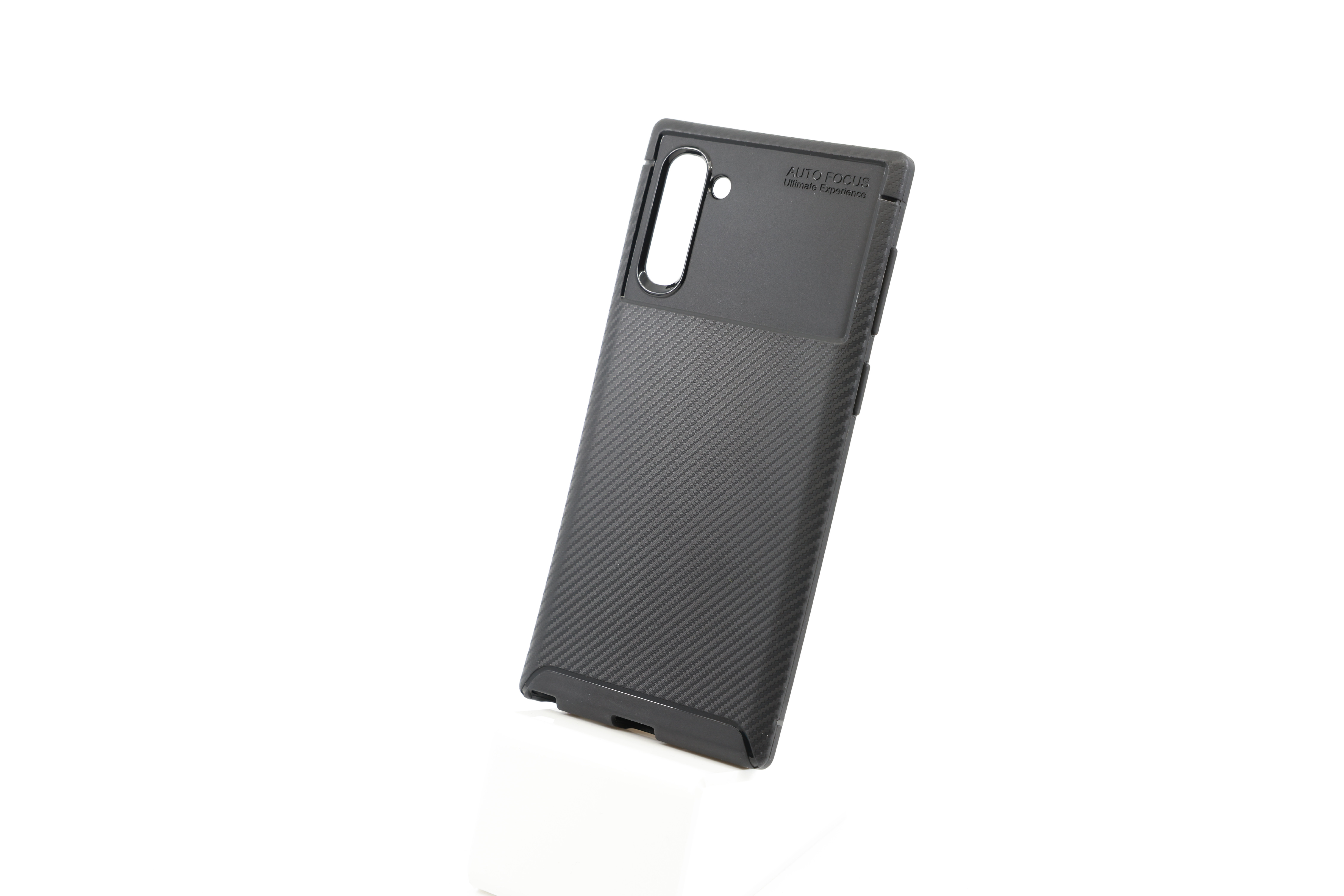 E-shop Bomba Mäkký obal carbon look pre samsung - čierny Model Samsung: Galaxy Note 10