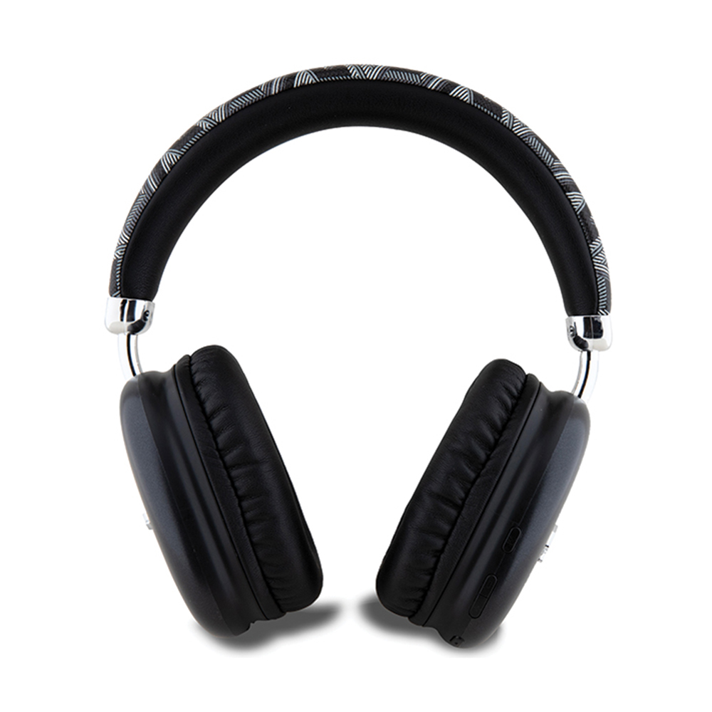 Guess Wireless Headphones GCUBE Metallic Script Logo bezdrôtové slúchadlá (GUBHK1GCTCSK) - Over-ear, Bluetooth 5.3, 400mAh - Čierne KF2342493