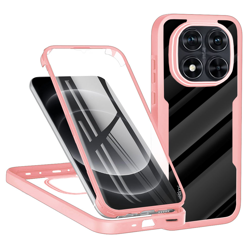 Techsuit ColorVerse 360 Series + Screen Protector obal so sklom Xiaomi Redmi Note 14 Pro / Note 14 Pro+ / Poco X7 - Ružový KF2341795