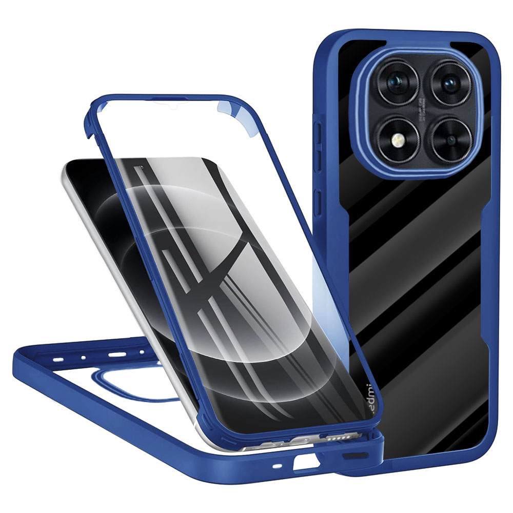 Techsuit ColorVerse 360 Series + Screen Protector obal so sklom Xiaomi Redmi Note 14 Pro / Note 14 Pro+ / Poco X7 - Modrý KF2341796