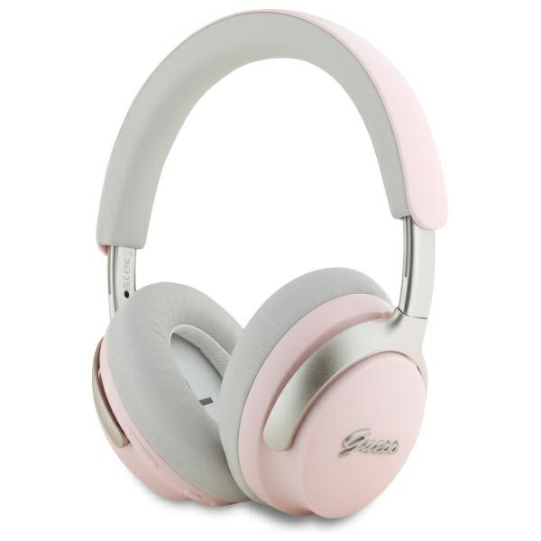 Guess Wireless Headphones Metal Script Logo bezdrôtové slúchadlá (GUBHC22PSBCSMP) - Bluetooth, ANC, On-ear - Ružové KF2345401