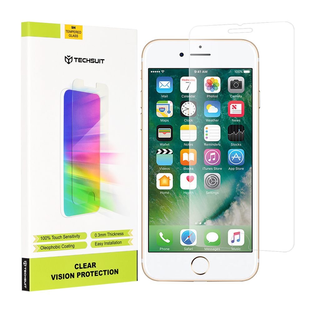 Techsuit Clear Vision Glass tvrdené sklo pre iPhone 7 / 8 / SE 2 (2020) / SE 3 (2022) – číre KF2311862