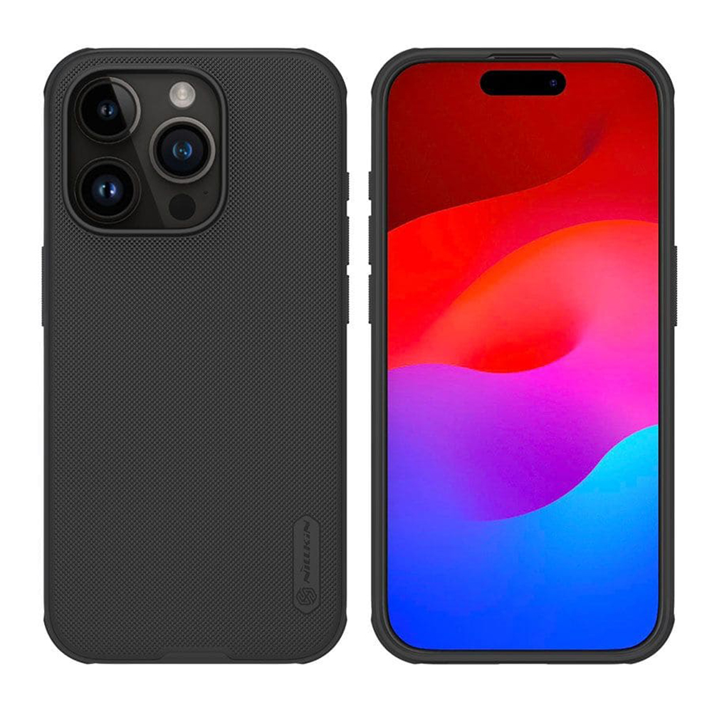 Nillkin Super Frosted Shield Pro puzdro pre iPhone 15 Pro – čierne KF2315245