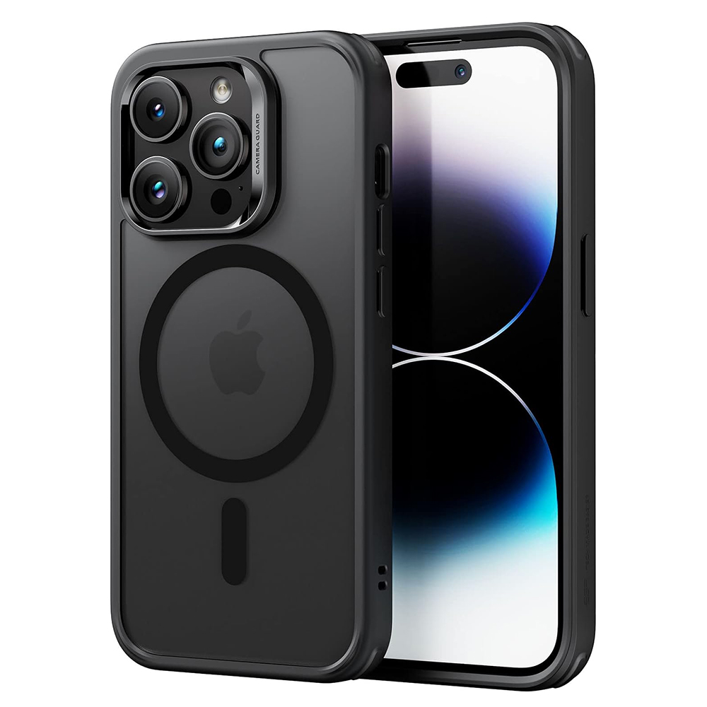 ESR Classic Hybrid HaloLock puzdro pre iPhone 14 Pro Max – matná čierna KF2316265