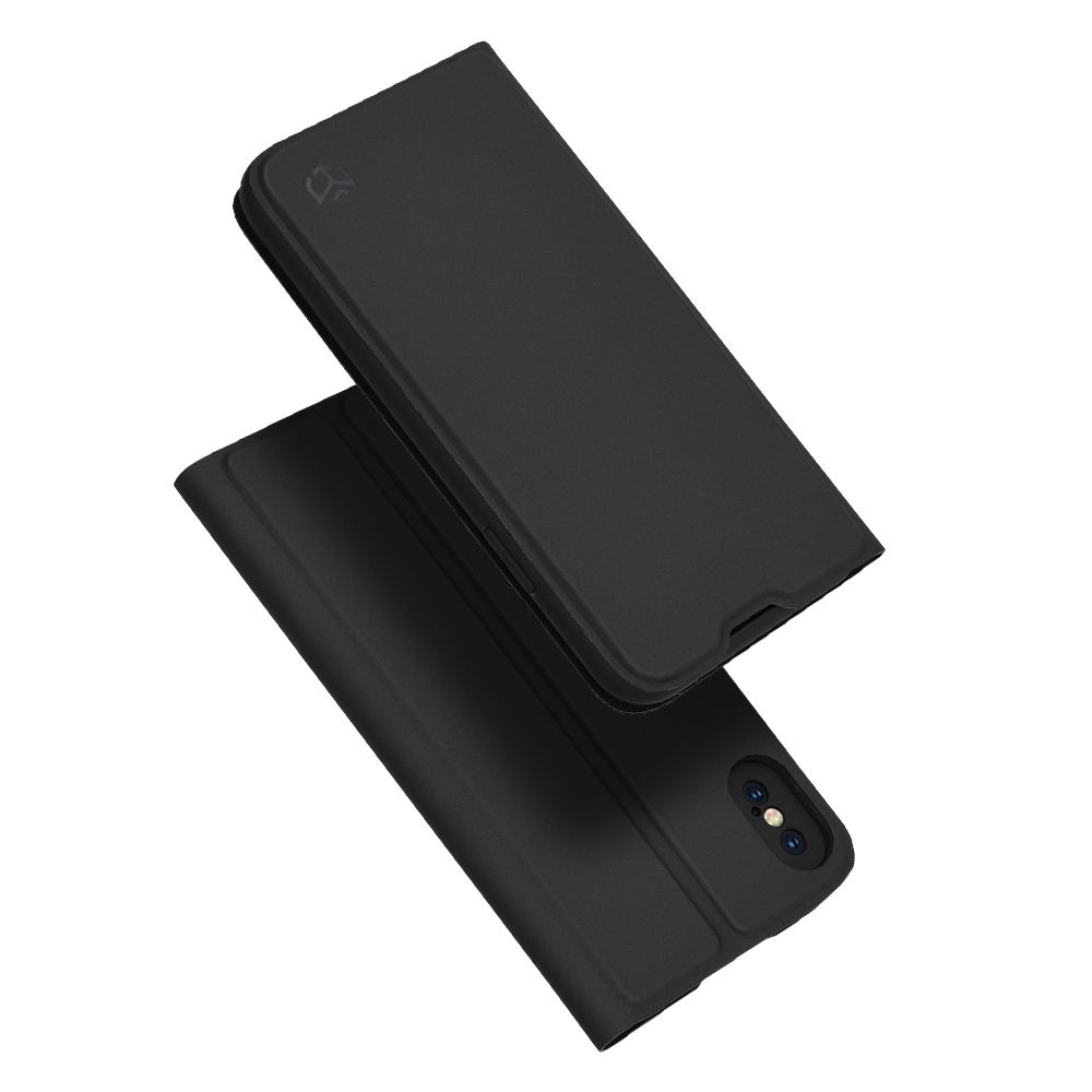 Techsuit Magskin Book puzdro pre iPhone X / XS – čierne KF2322065
