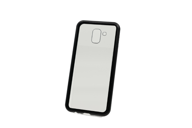 E-shop Bomba Magnetické luxury puzdro pre samsung - čierne Model Samsung: Galaxy J6 (2018)