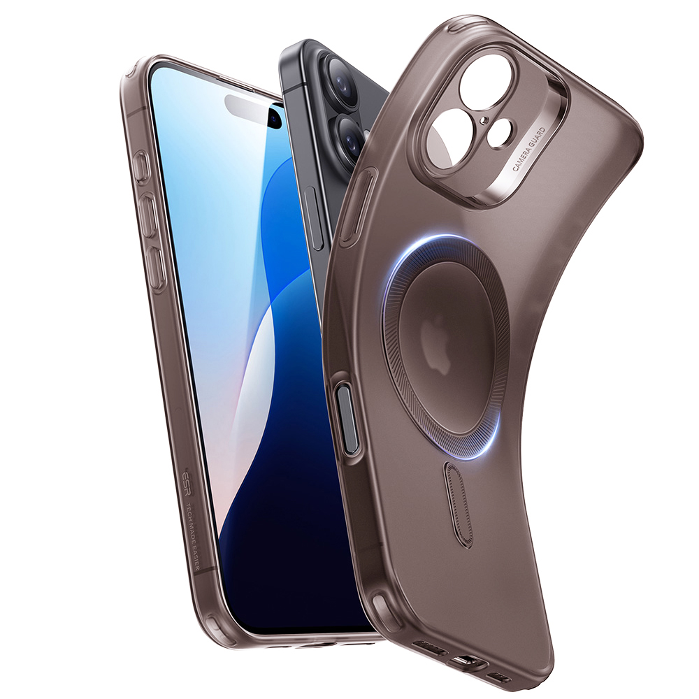 ESR Zero HaloLock puzdro pre iPhone 16 Plus – hnedé KF2330608