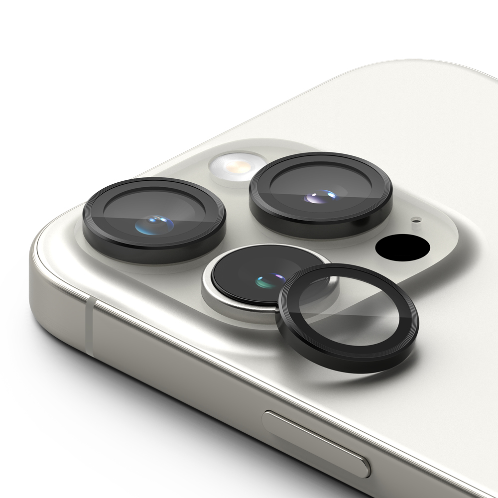 Ringke Camera Lens Frame Glass (2 ks) (ochranné sklo kamery) pre iPhone 16 Pro / iPhone 16 Pro Max – čierne KF2335756