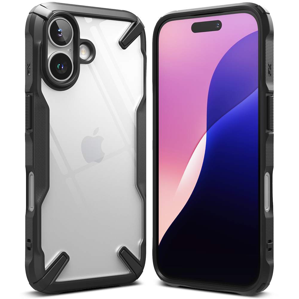 Ringke Fusion X puzdro pre iPhone 16 Plus – čierne KF2335763