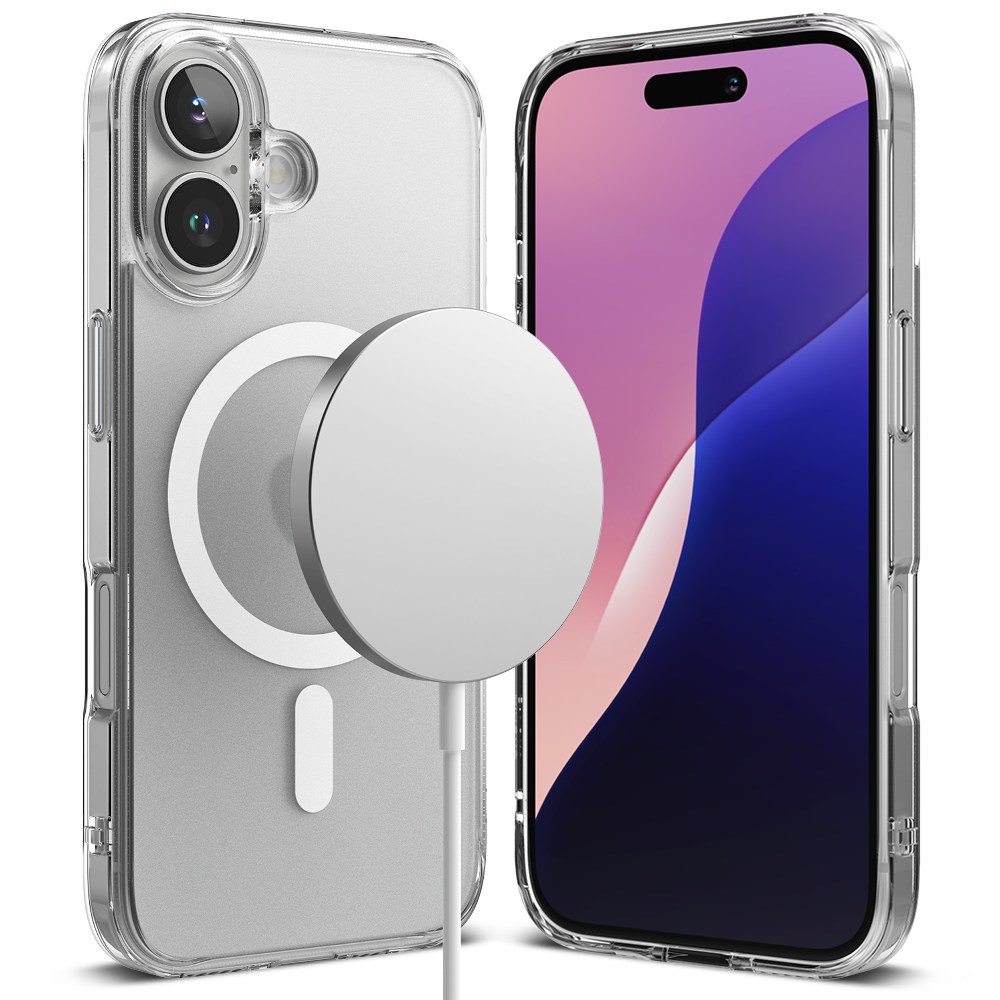 Ringke Fusion MagSafe puzdro pre iPhone 16 – matné číre KF2335783