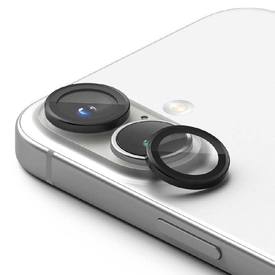 Ringke Camera Lens Frame Glass (2 ks) (ochranné sklo kamery) pre iPhone 16 / iPhone 16 Plus – čierne KF2335800