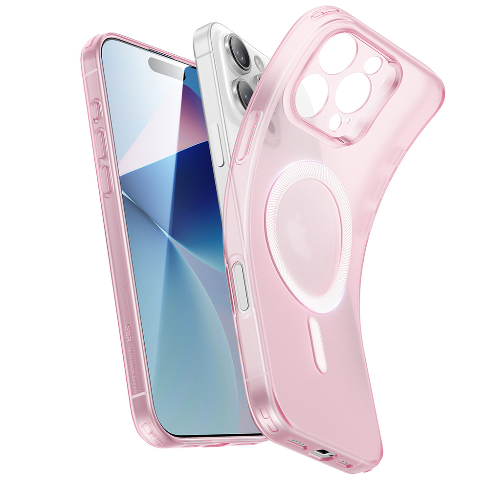 ESR Zero HaloLock puzdro pre iPhone 16 Pro – matná ružová KF2335865