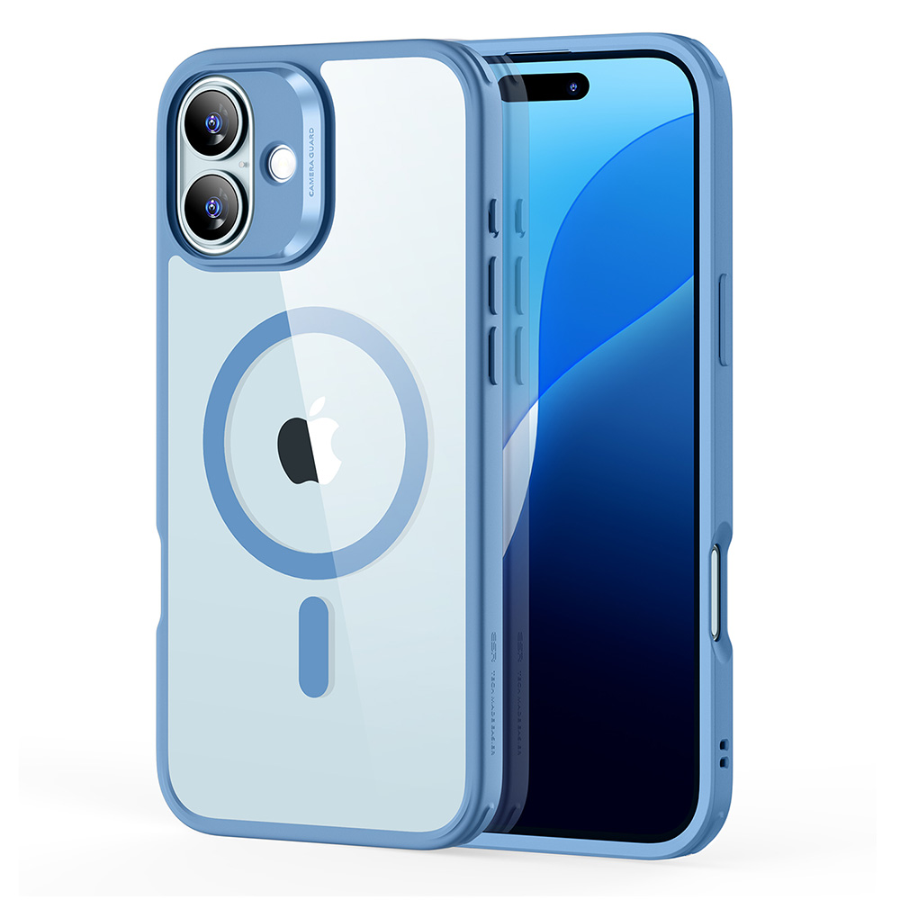 ESR Classic Hybrid HaloLock puzdro pre iPhone 16 – číro‑modré KF2335873