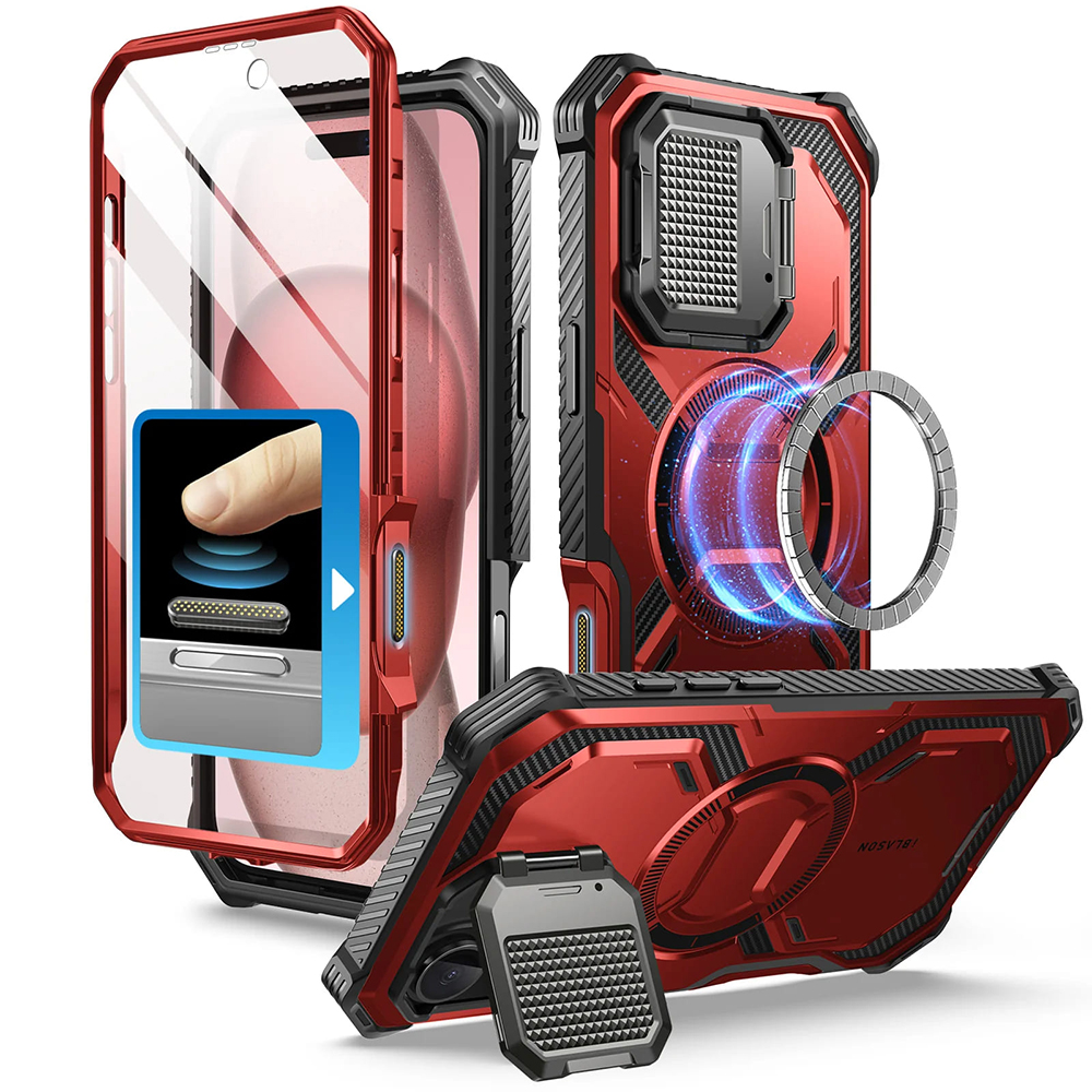 i-Blason Armorbox puzdro pre iPhone 16 – tehlovočervené (Ruddy) KF2337359