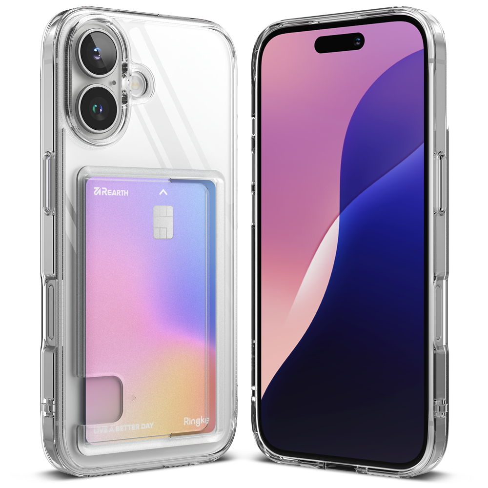 Ringke Fusion Card puzdro pre iPhone 16 Plus – číre KF2338320